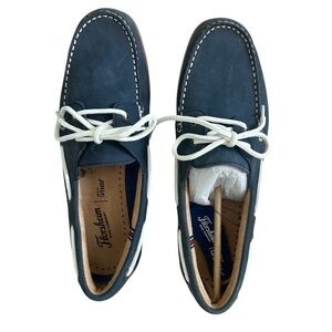 NEW Mens Florsheim Moc Toe Boat Shoe - Size 10.5W - Blue